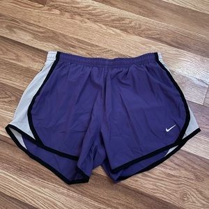Nike Kids Purple and Gray Shorts